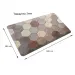 Влагопоглощающий коврик шестиугольники 40*60CM*3MM (D) SW-00001571
