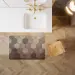 Влагопоглощающий коврик шестиугольники 40*60CM*3MM (D) SW-00001571