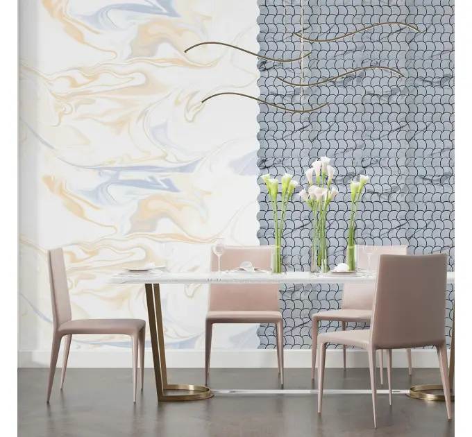 Самоклеюча PET плитка мозаїка 30*30CM*4MM (1666)