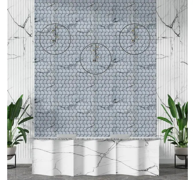 Самоклеюча PET плитка мозаїка 30*30CM*4MM (1666)