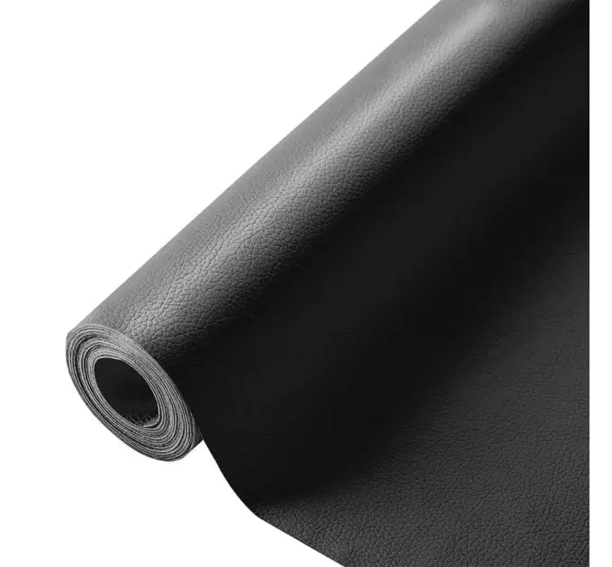 Самоклеюча екошкіра в рулоні 1.37*3m*0.5mm BLACK (1413)