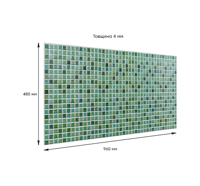 Декоративна ПВХ панель 960*480*4мм (1828)