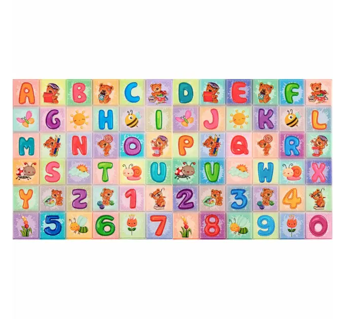 Набір самоклеючих 3D панелей Алфавіт (2шт) 700*1400*4mm