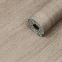 Самоклеюча вінілова плитка в рулоні Коричнева 0,6*3m*2мм Мат (2028)