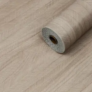 Самоклеюча вінілова плитка в рулоні Коричнева 0,6*3m*2мм Мат (2028)