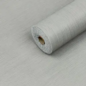 Самоклеюча вінілова плитка в рулоні Світло-сіре полотно 0,6*3m*2мм Мат  (2033)
