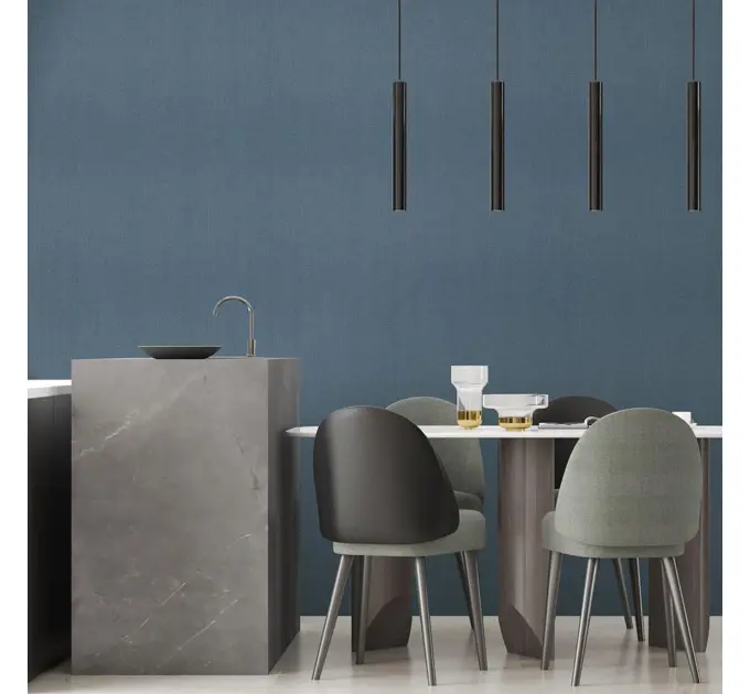 Самоклеюча вінілова плитка в рулоні Синя 0,6*3m*2мм (2035)