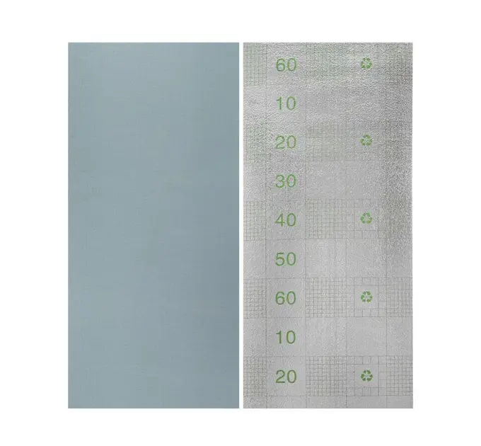 Самоклеюча вінілова плитка в рулоні Сіро-блакитна 0,6*3m*2мм Мат (2037)