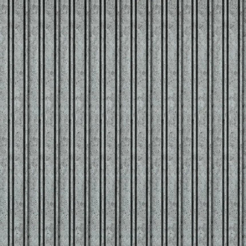 Декоративна стінова PS-рейка «Бетон» 117×2900×12 мм (2132)