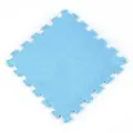 Підлога-пазл плюшевий БЛАКИТНИЙ 30*30*1cm
