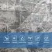 Самоклеюча 3D панель у рулоні чорний мармур 700мм*19,6м*2мм