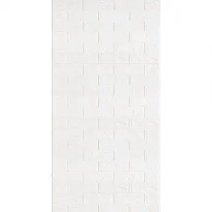 Самоклеюча 3D панель у рулоні 700мм*3,08м*2мм біла цегла