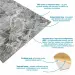 Самоклеюча 3D панель у рулоні чорний мармур 700мм*3,08м*2мм