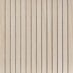 Вінілові самоклеючі 3D рейки для стін ясен кремовий 600*600*2,8мм (2199)