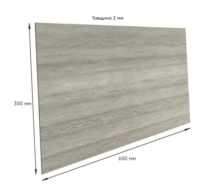 Самоклеюча стінова PET плитка 600*300*2mm (2339)