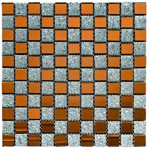 Мозаїка з декоративного скла 298х298х4, 5мм (2361)