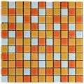 Мозаїка з декоративного скла оранжева 298х298х4, 5мм (2365)