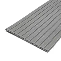 Самоклеюча 3D панель-рейка в рулоні під срібло 2900*350*6мм (2072)