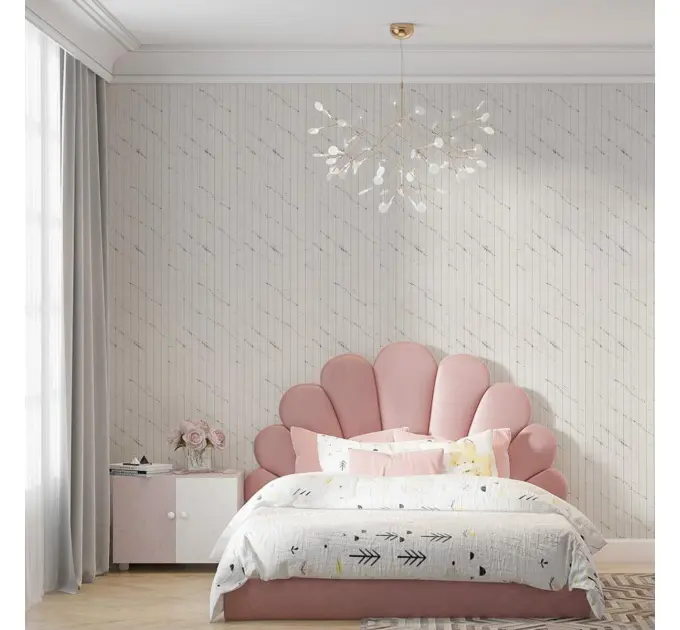 Самоклеюча 3D панель-рейка в рулоні під мармур 2900*350*6мм (2075)