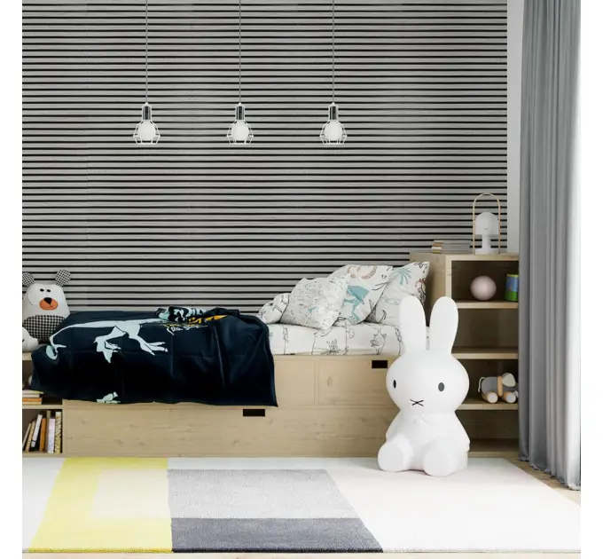 Панель-рейка SILVER and BLACK 665*665*5мм (2532)