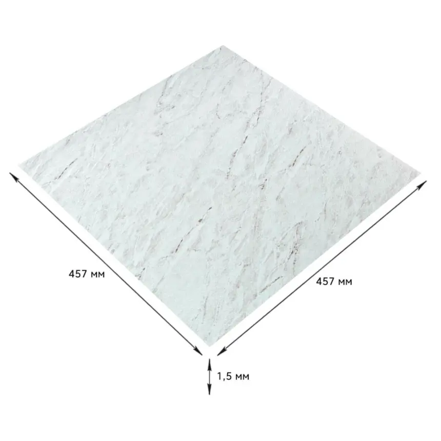 Самоклеюча плитка LVT 457*457*1.5mm (2460)