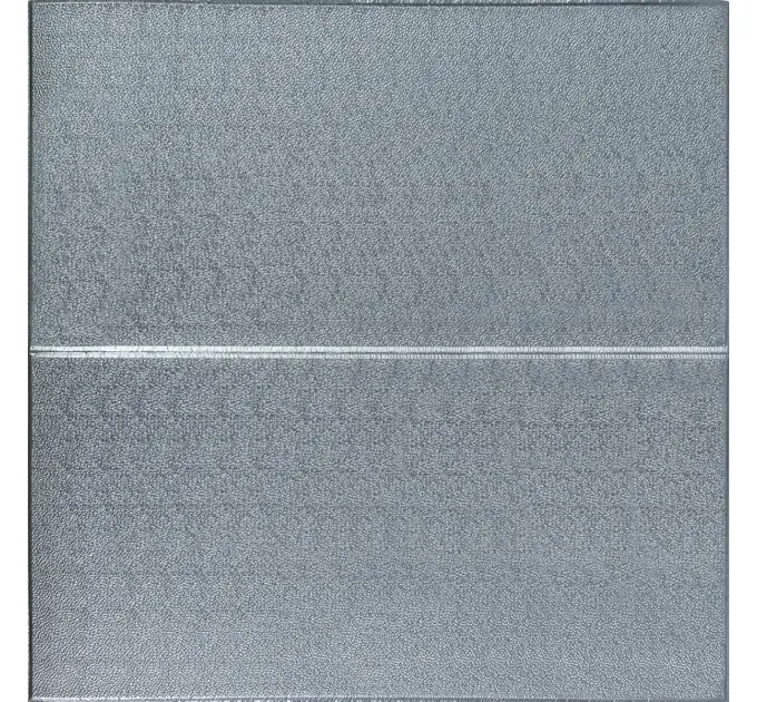 Самоклеюча 3D панель Срібний квадрат 680х700х4мм (3257)