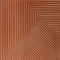 Самоклеюча 3D панель 500х500х5мм Бамбук Коричневий (2880) 