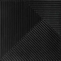 Самоклеюча 3D панель 500х500х5мм Бамбук Чорний (2881)