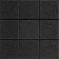 Самоклеюча звукоізоляційна 3D панель 300х300х9мм Чорна (2700)