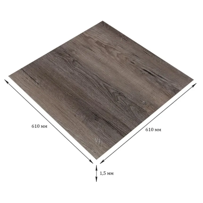 Самоклеюча LVT плитка 610х610х1.5мм (3270)