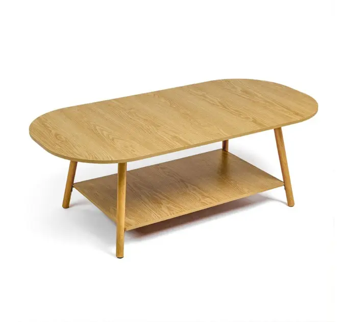 Столик кофейный овальный 120х60х41,5см WOOD BROWN SW-00003363