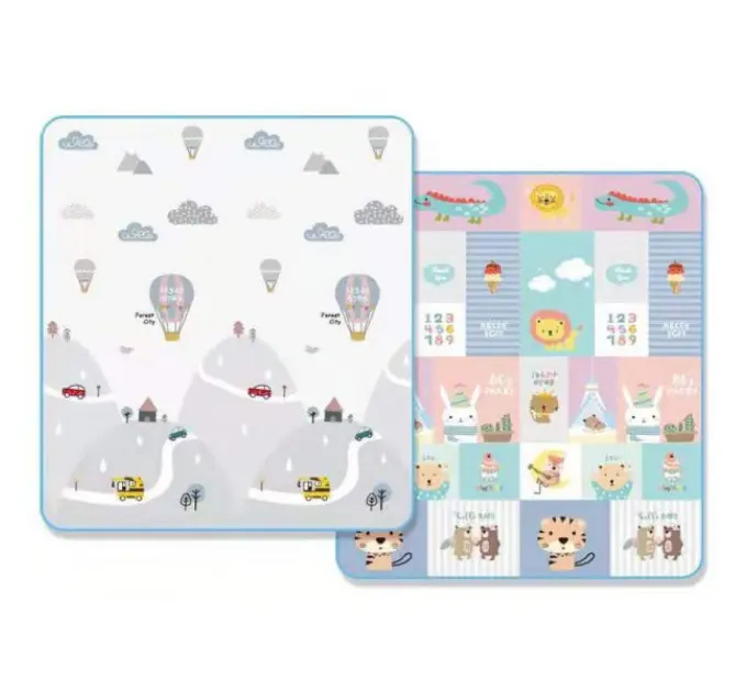 Килимок термо дитячий розвиваючий "Повітряна куля - Тварини" 200х150х1см (234)