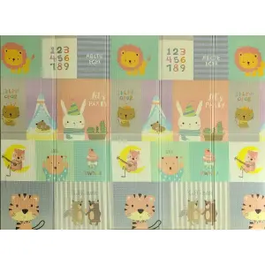 Дитячий складаний розвиваючий термо килимок "Слон + муз.тварини" 200х150х1см (249)