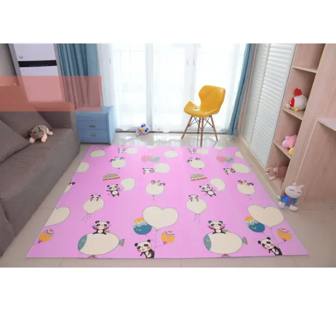 Дитячий складаний розвиваючий термо килимок "Панди" 180х120х1см (231)