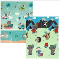 Розвиваючий килимок дитячий термо "Подорож+ Поляна" 200х150х1см (244)