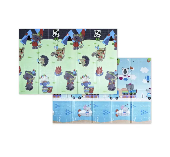 Розвиваючий килимок дитячий термо "Подорож+ Поляна" 200х150х1см (244)