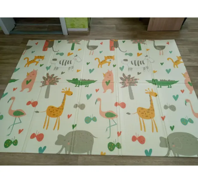 Розвиваючий килимок дитячий термо "Африка+Океан" 200х150х0.6см (255)