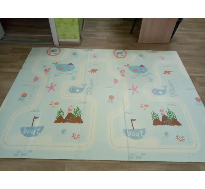 Розвиваючий килимок дитячий термо "Африка+Океан" 200х150х0.6см (255)