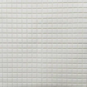 Самоклеющаяся декоративная потолочно-стеновая белая мозаика 700x700x5мм (198)