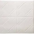 Самоклеюча декоративна 3D панель візерунок в ромбі 700x700x6мм