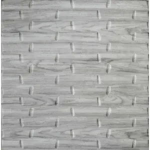 Самоклеюча декоративна 3D панель камінь бамбук 700x700x5 мм