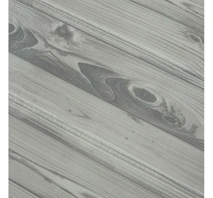 Самоклеюча 3D панель дерево сірий дуб 700x700x5 мм 
