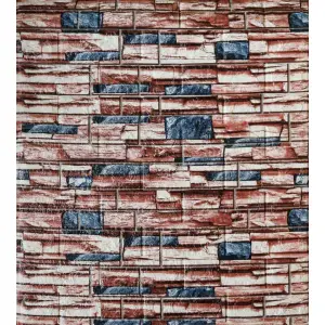 Самоклеюча декоративна 3D панель кладка бриз 700x770x5 мм 