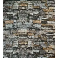 Самоклеюча декоративна 3D панель пісчаник ізумруд 700x770x5 мм 