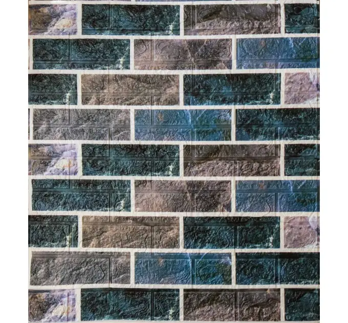 Самоклеюча декоративна 3D панель цегла кашемір 700x770x5 мм 