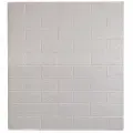 Самоклеюча декоративна 3D панель під білу цеглу 700x770x3 мм 