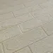 Самоклеюча декоративна 3D панель під бежеву цеглу 700x770x3 мм 