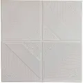 Самоклеюча декоративна 3D панель ромб 700x700x5 мм 