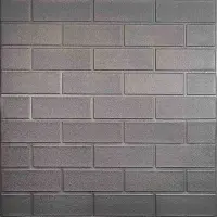 Самоклеюча декоративна 3D панель санторіні срібна 700x770x4 мм 