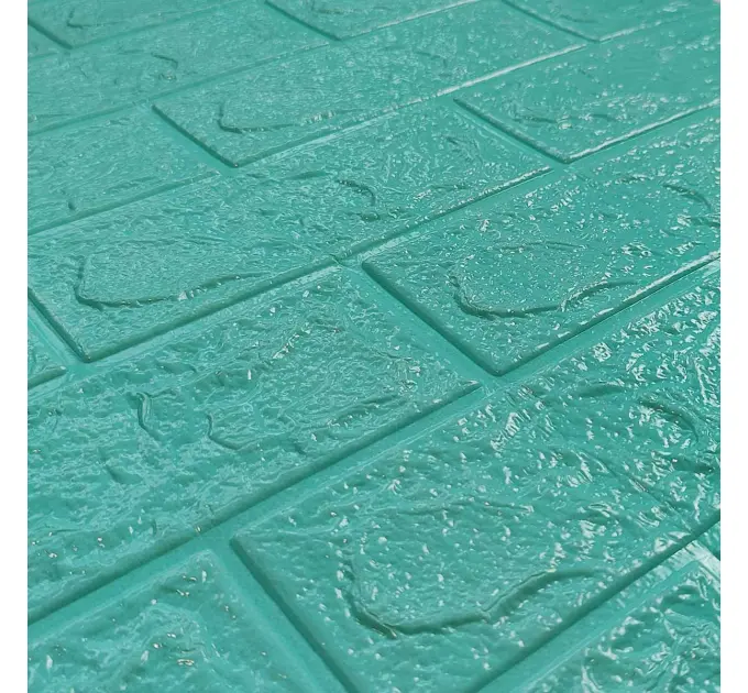 Самоклеюча декоративна 3D панель М'ятна цегла 700x770x3 мм 